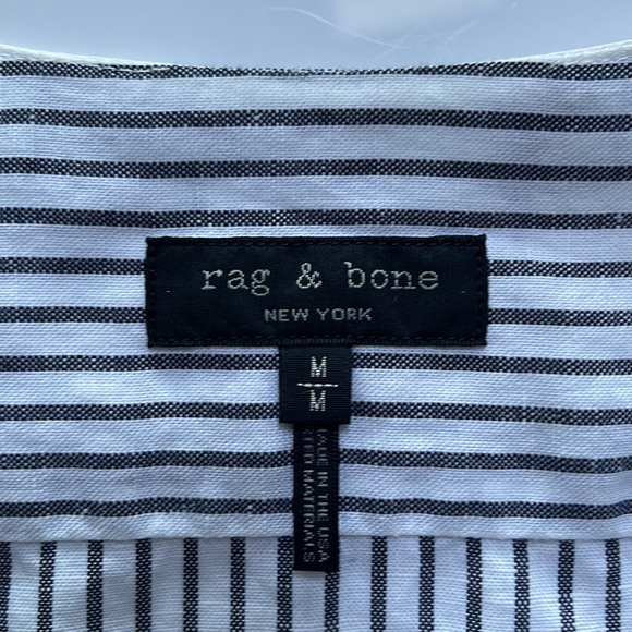 { rag & bone } - Prescot Striped Long-Sleeve Wrap Top - Picture 4 of 4